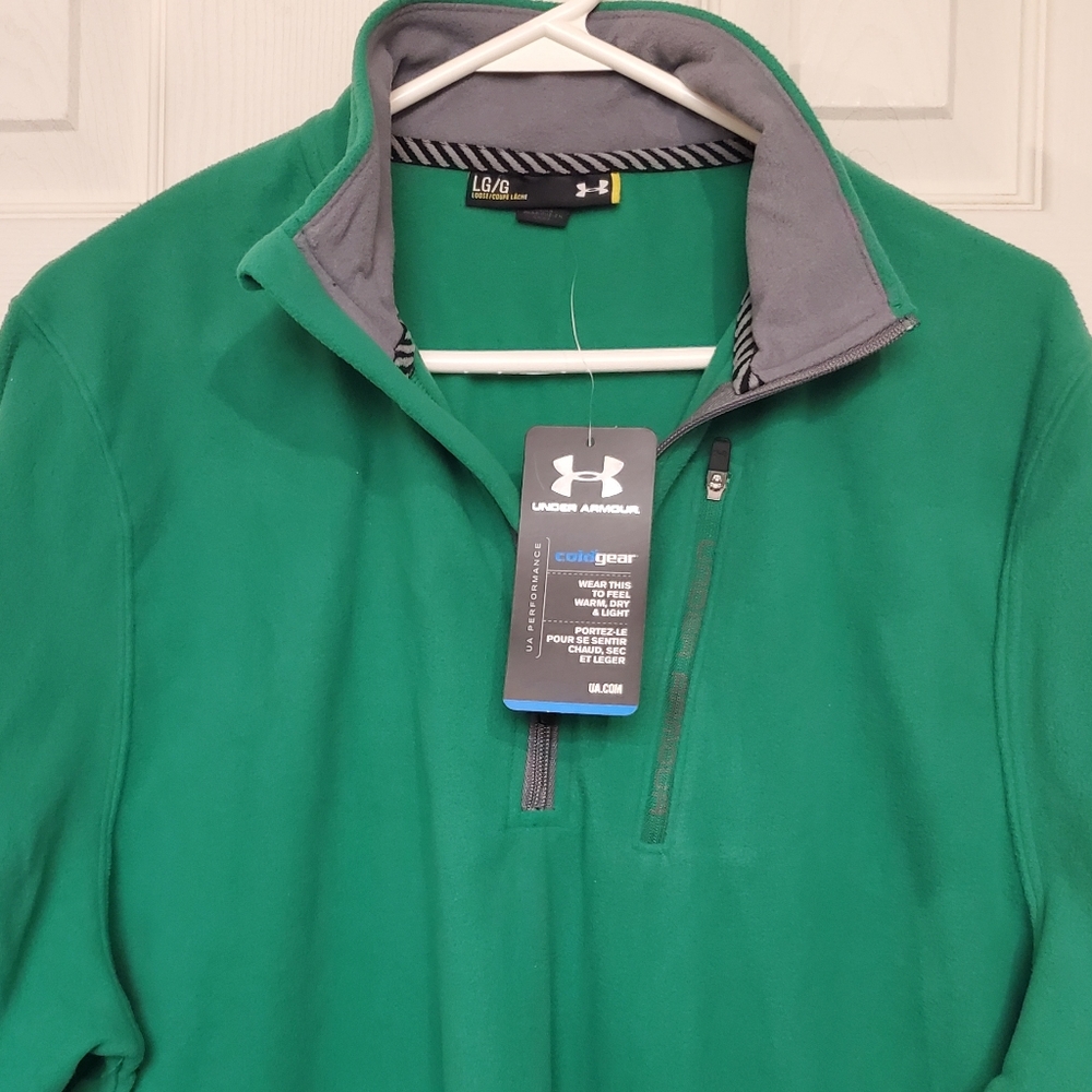 Mens Under Armour Coldgear Quarter Zip Fleece. NWT